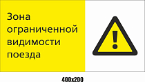 Зона ограниченной видимости поезда