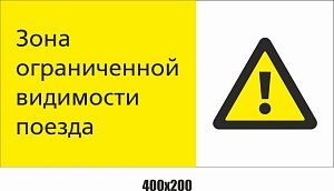 Зона ограниченной видимости поезда